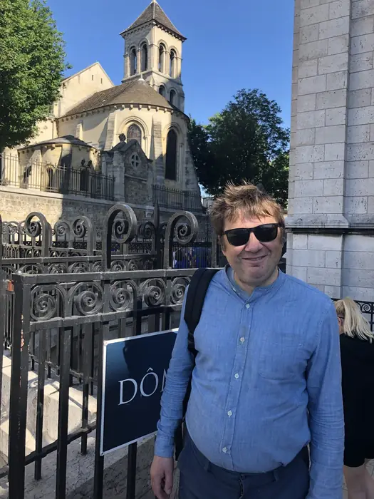 A morning in Montmartre, outside the old church of Saint-Pierre — Paris.